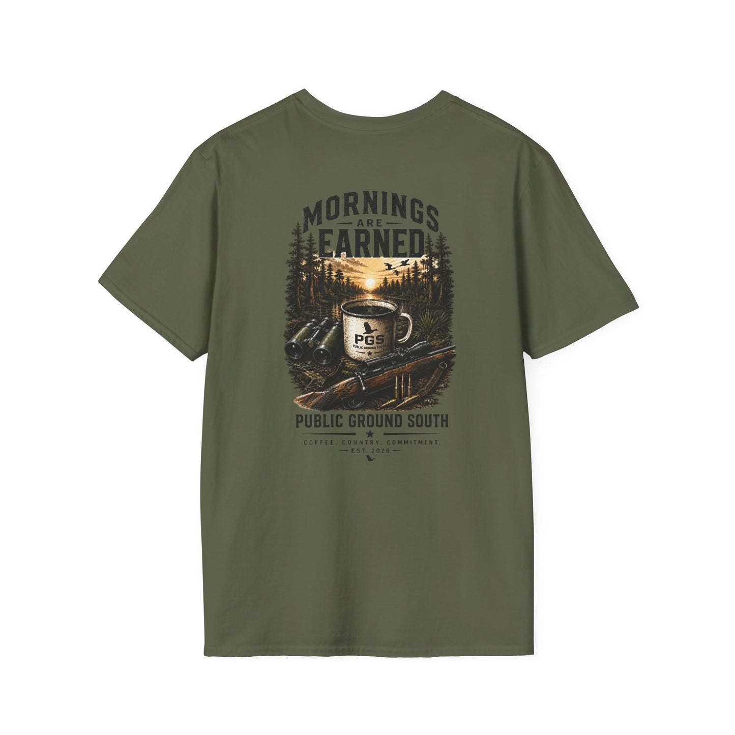PGS Mornings Are Earned Tee