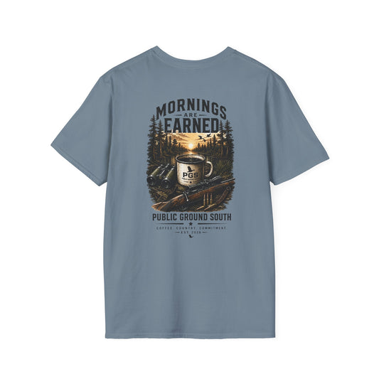 PGS Mornings Are Earned Tee