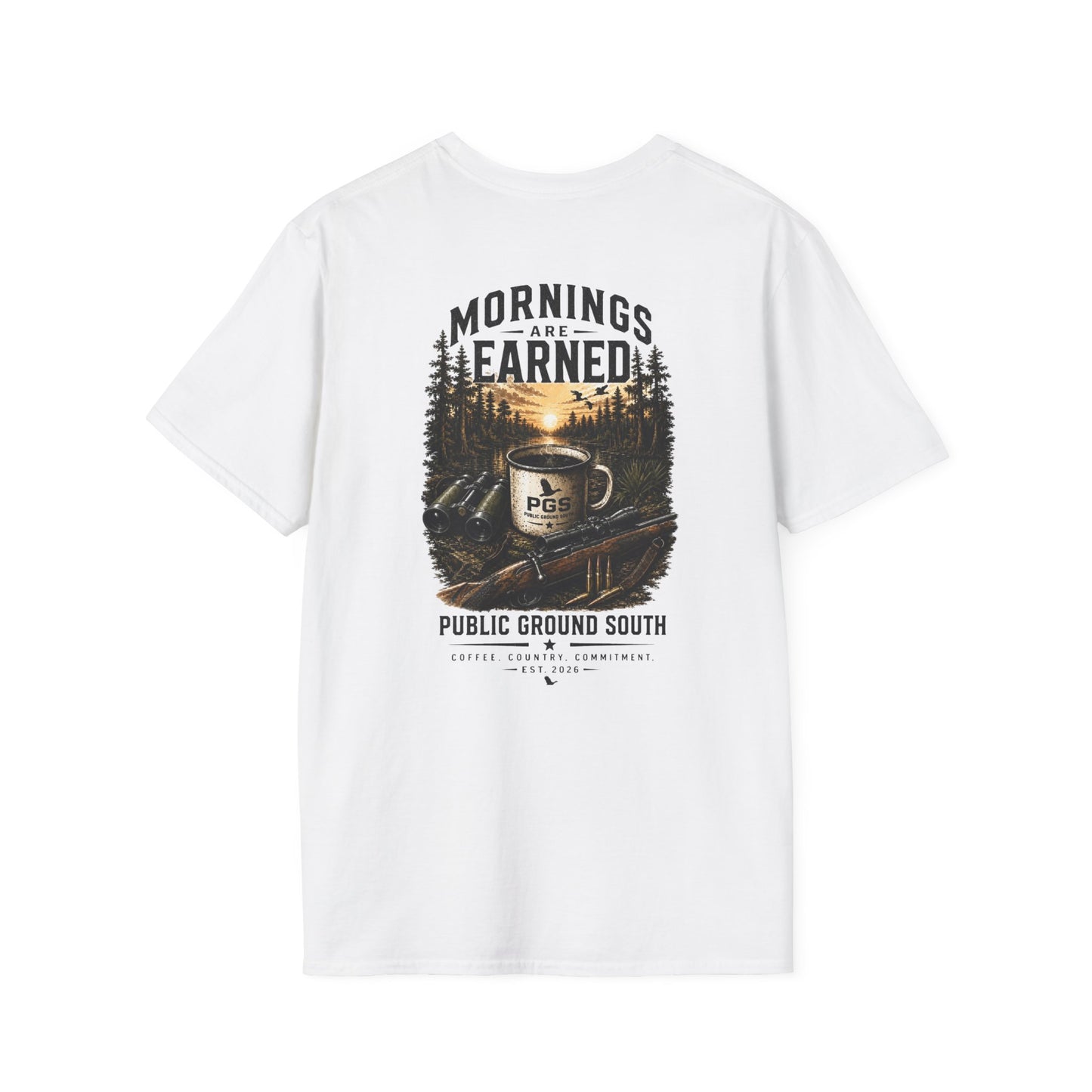 PGS Mornings Are Earned Tee