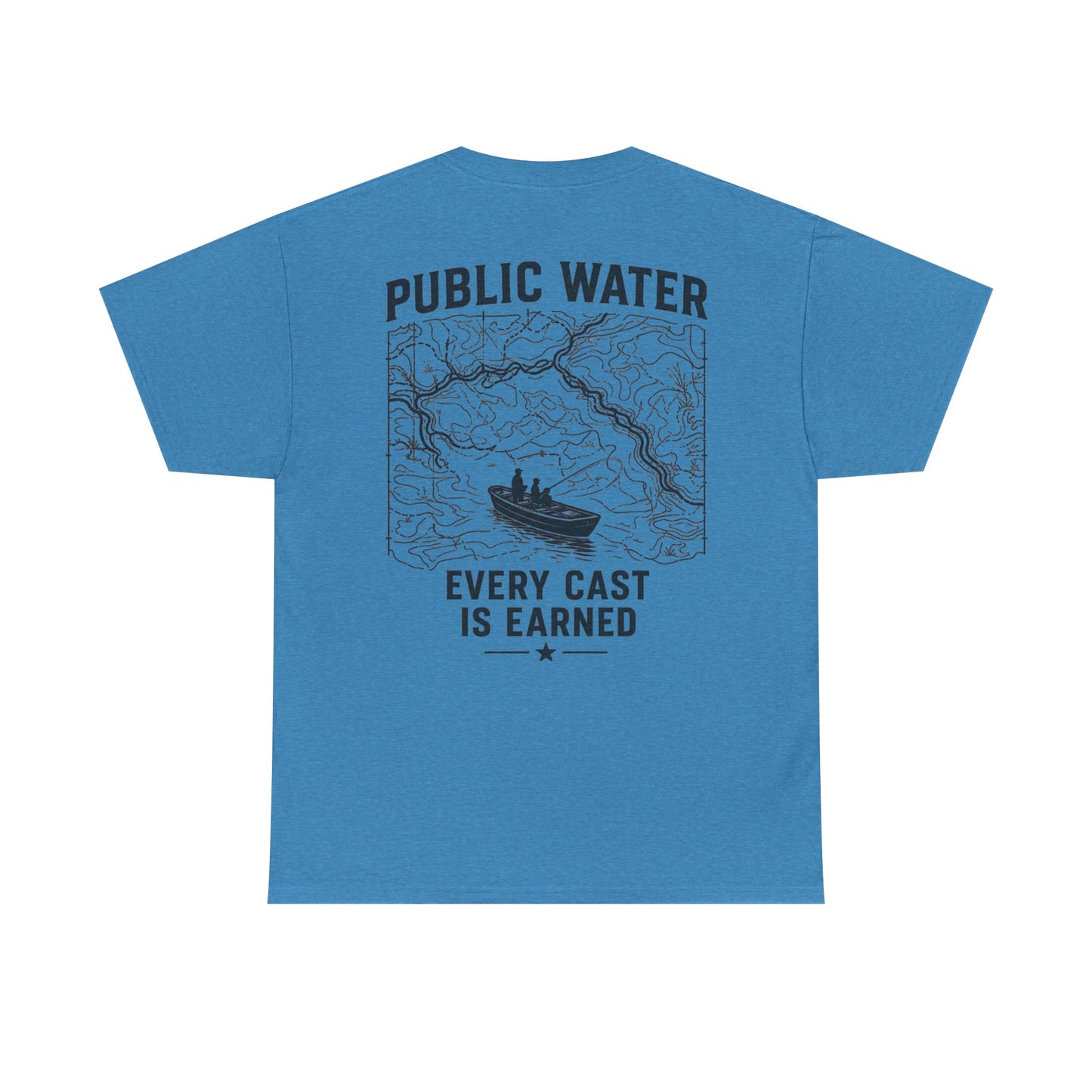 PSG- Public Water Every Cast Is Earned Tee