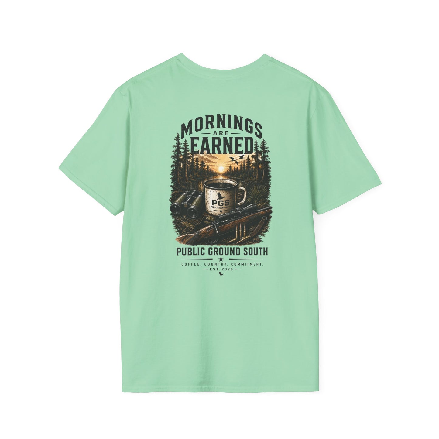 PGS Mornings Are Earned Tee