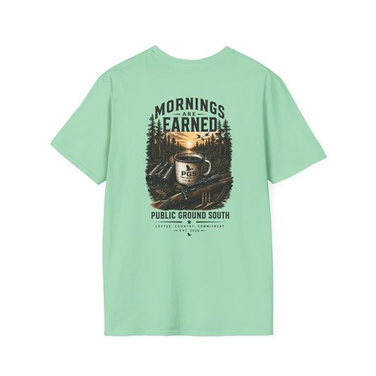 PGS Mornings Are Earned Tee