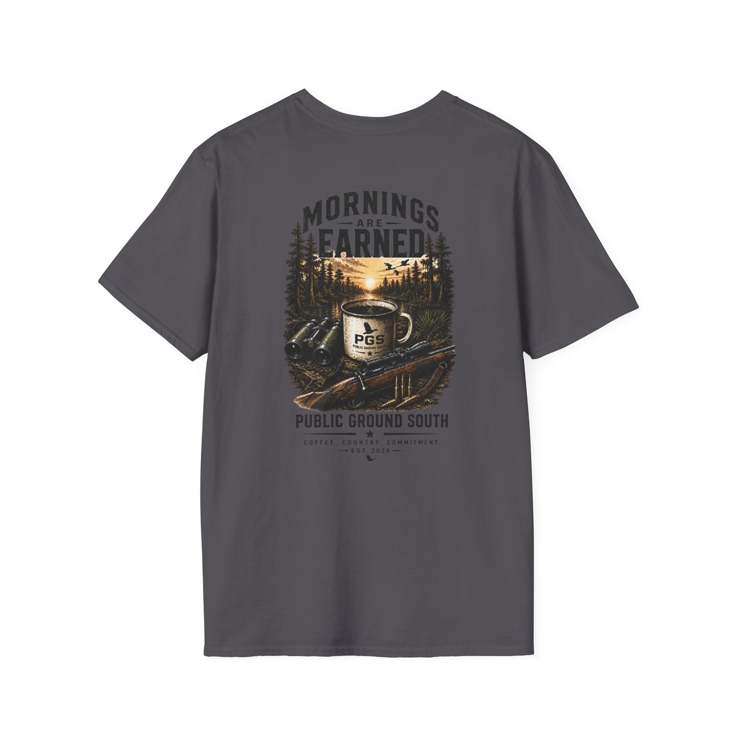 PGS Mornings Are Earned Tee