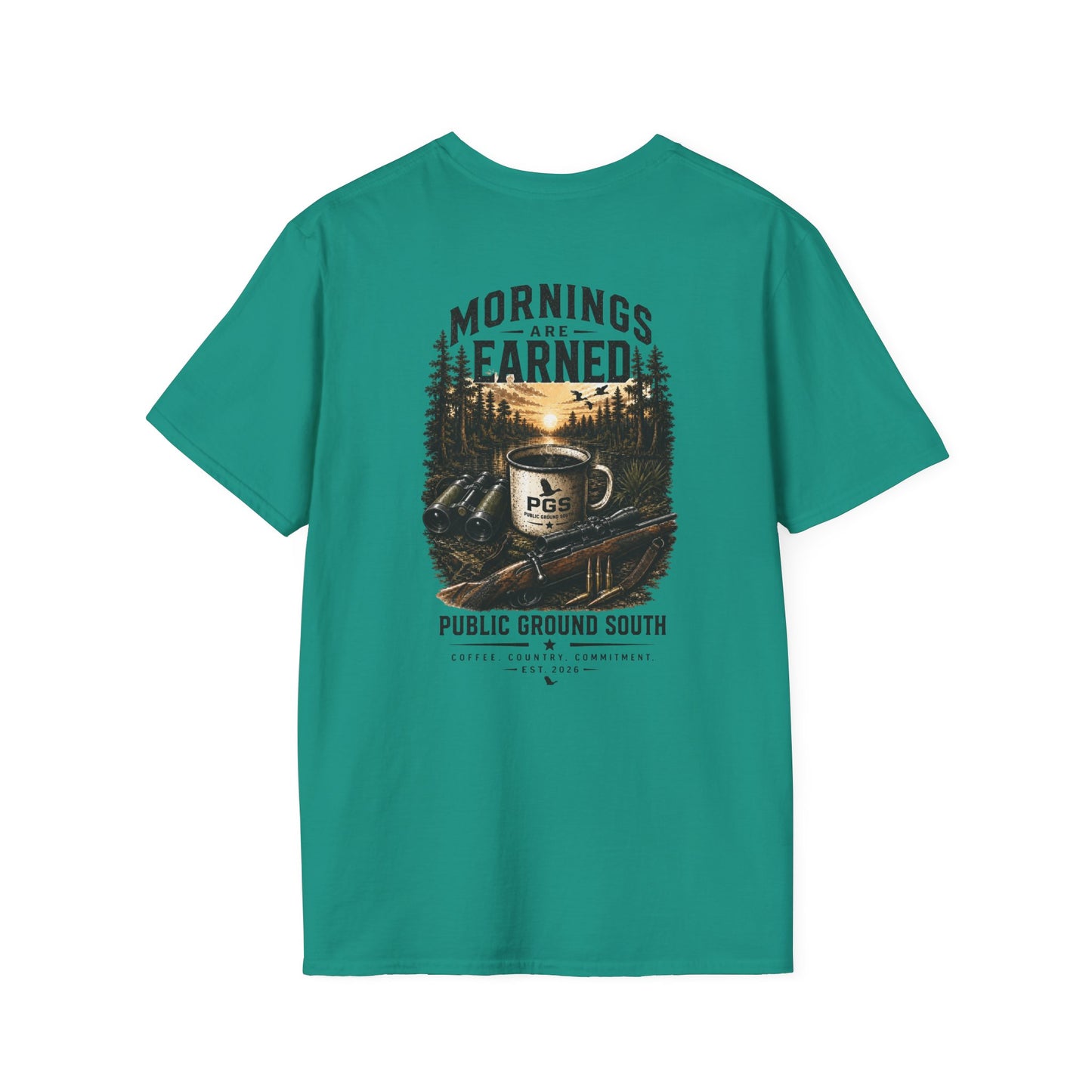 PGS Mornings Are Earned Tee