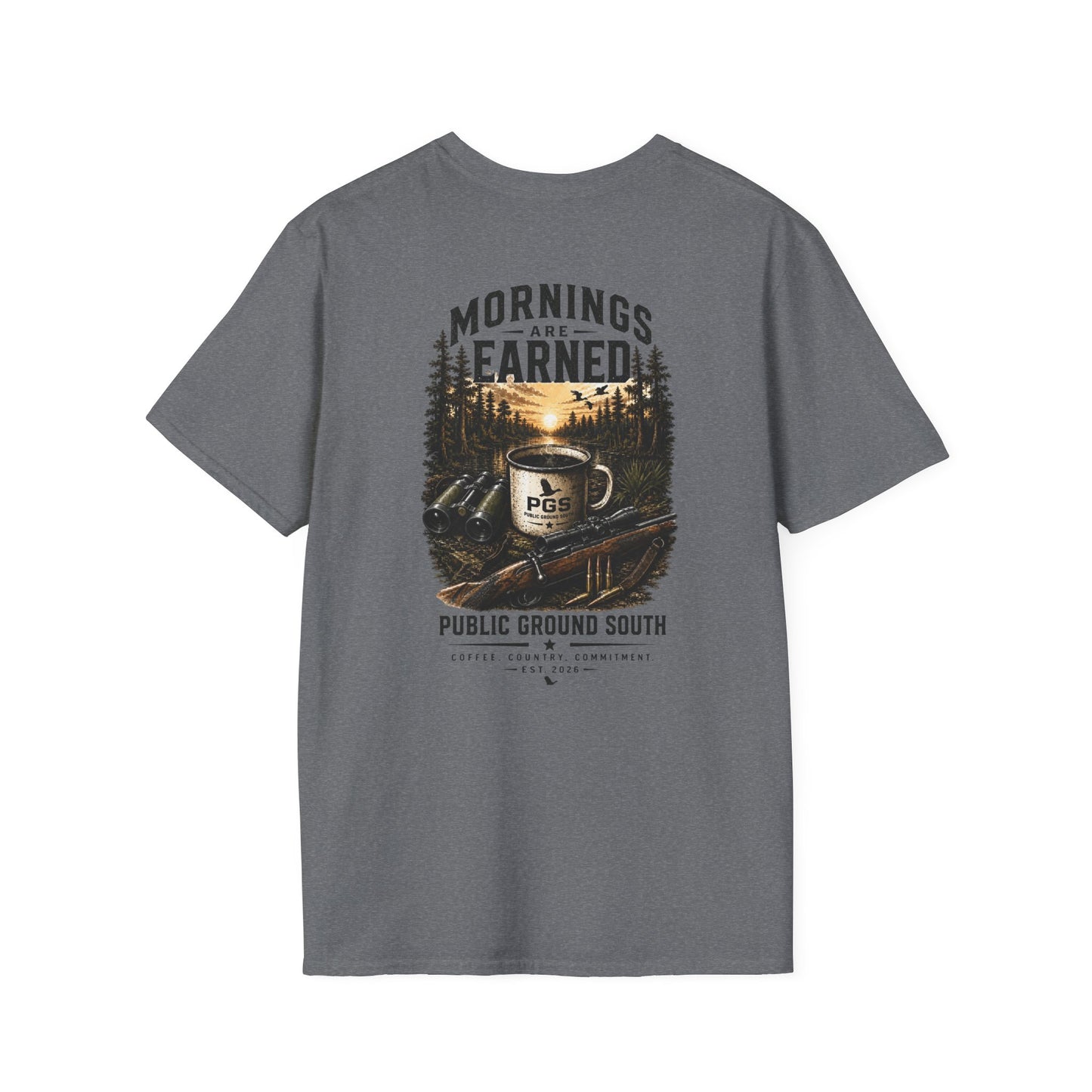 PGS Mornings Are Earned Tee