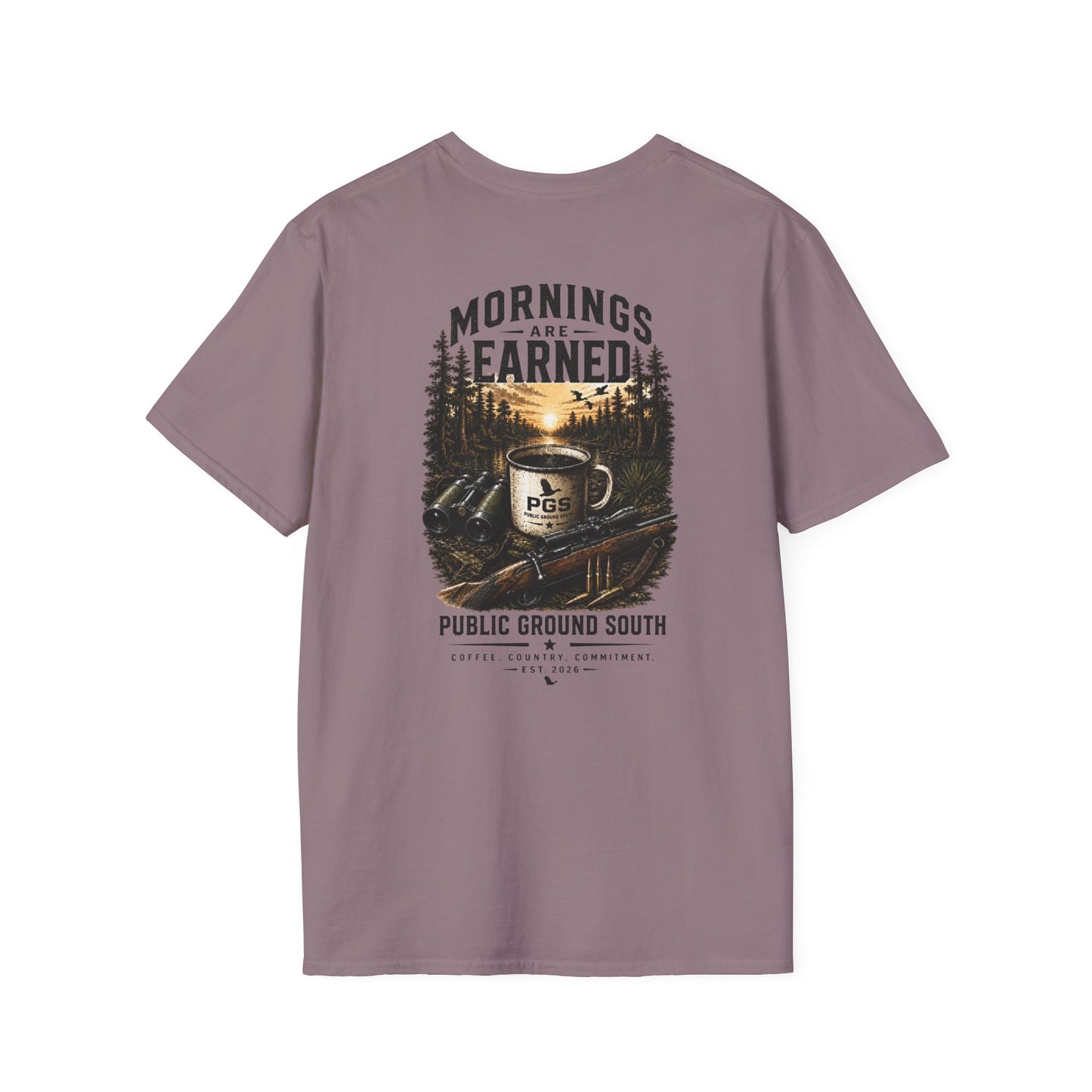 PGS Mornings Are Earned Tee