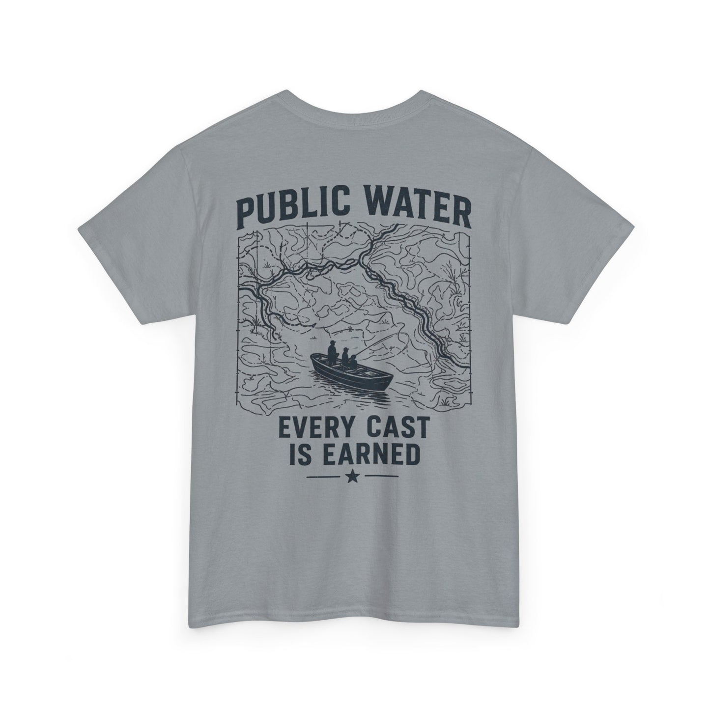 PSG- Public Water Every Cast Is Earned Tee