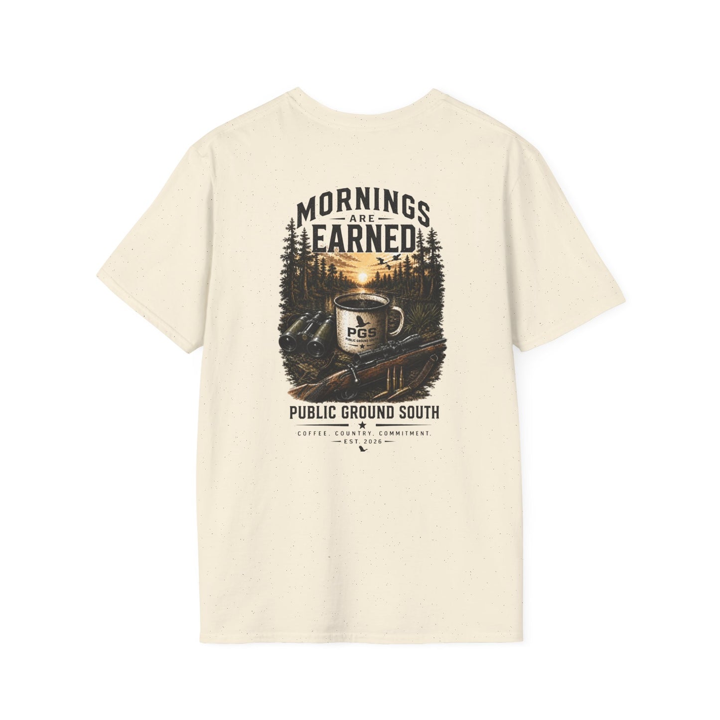 PGS Mornings Are Earned Tee