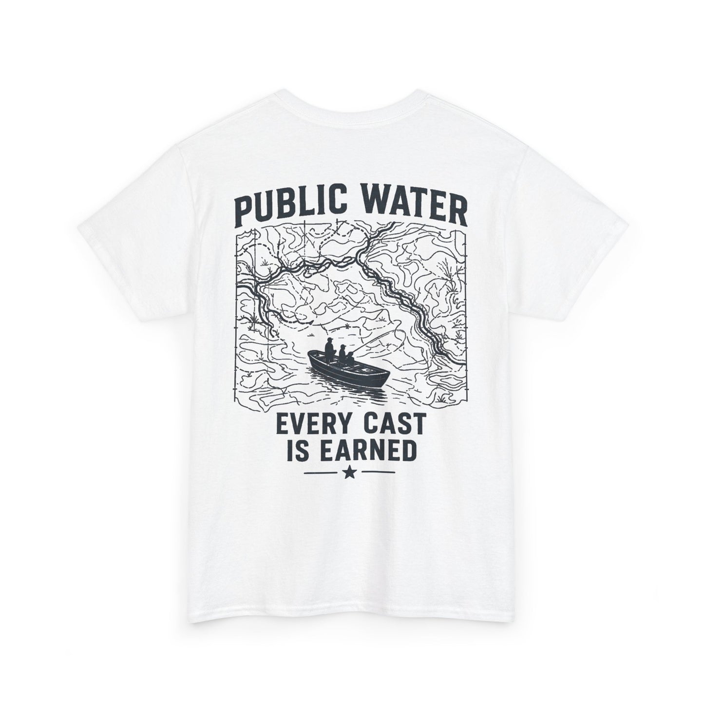PSG- Public Water Every Cast Is Earned Tee
