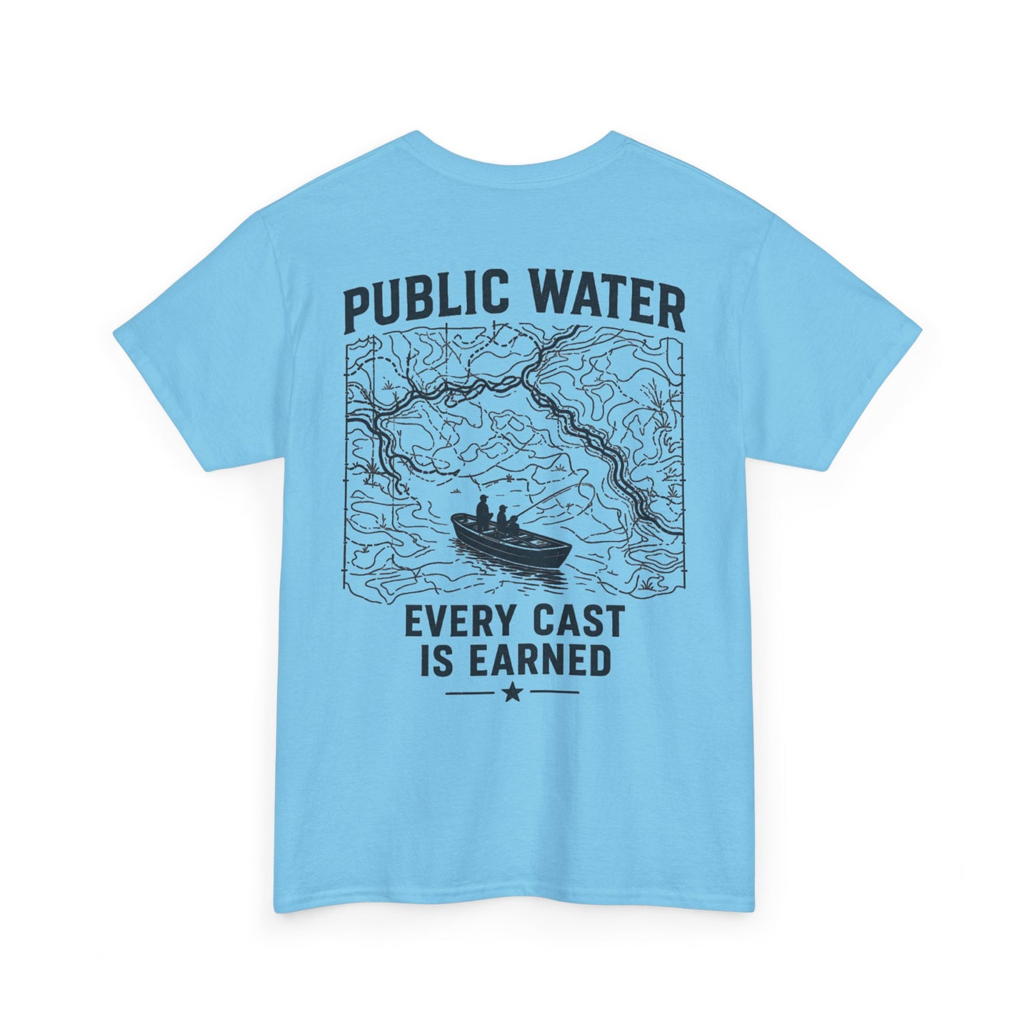 PSG- Public Water Every Cast Is Earned Tee