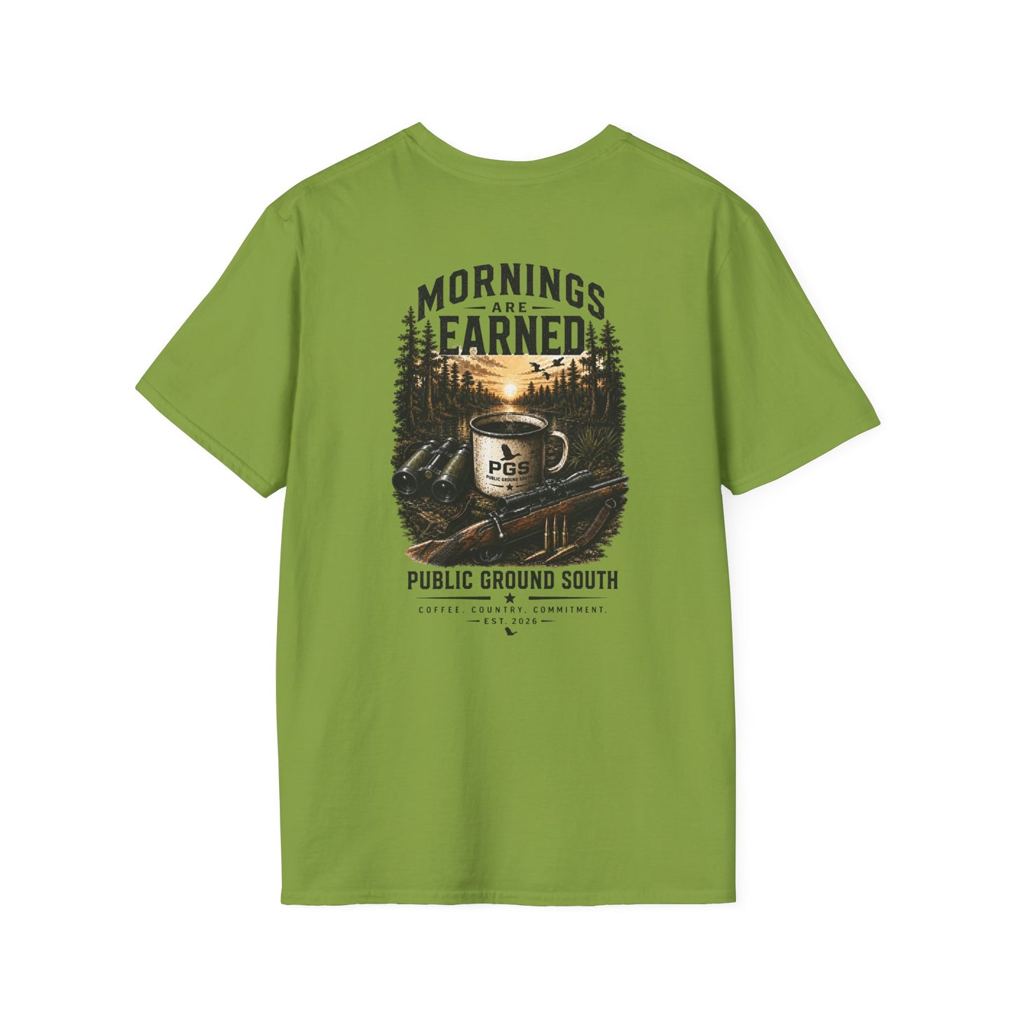 PGS Mornings Are Earned Tee