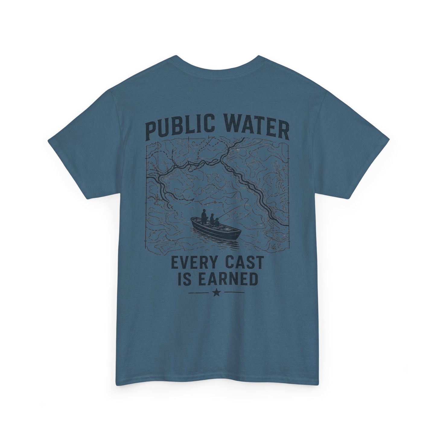 PSG- Public Water Every Cast Is Earned Tee