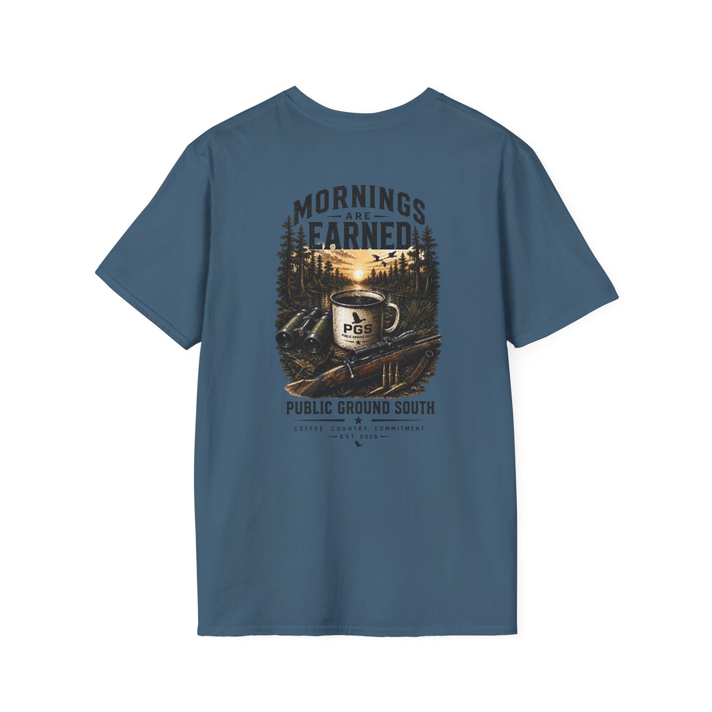 PGS Mornings Are Earned Tee