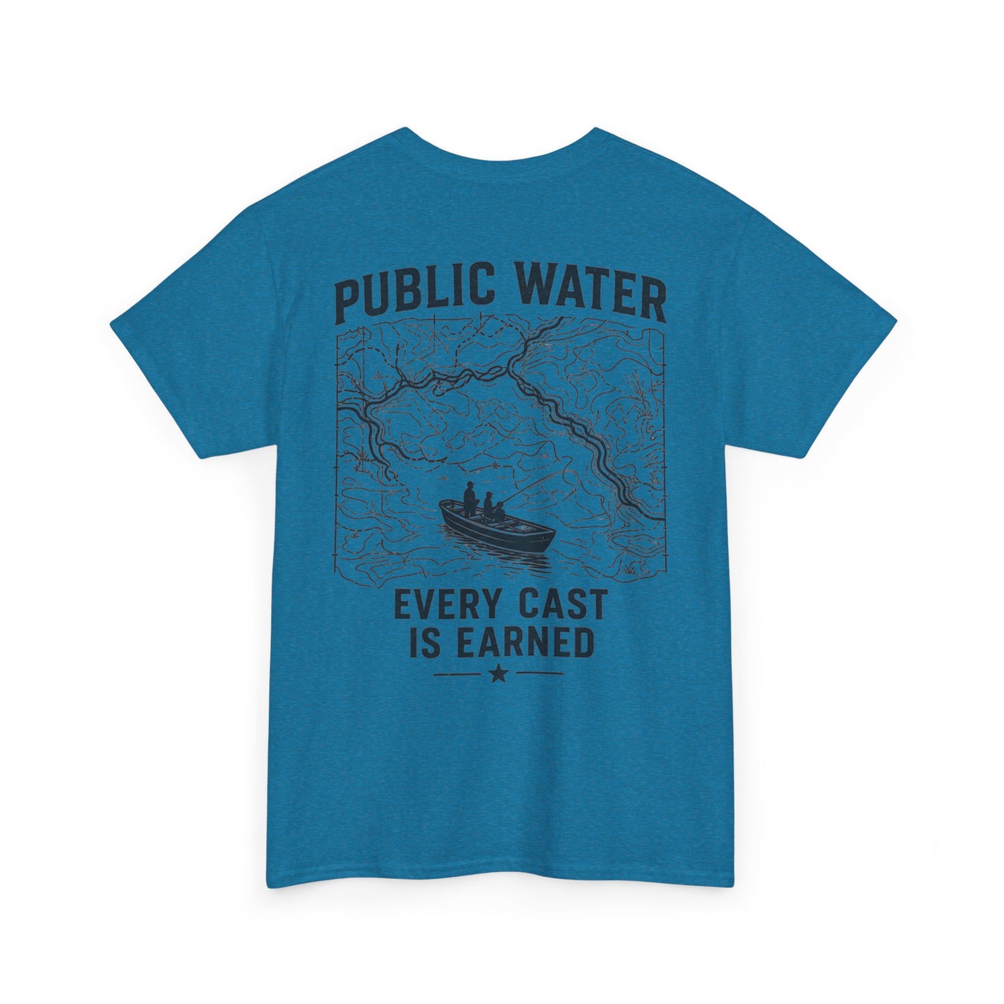 PSG- Public Water Every Cast Is Earned Tee