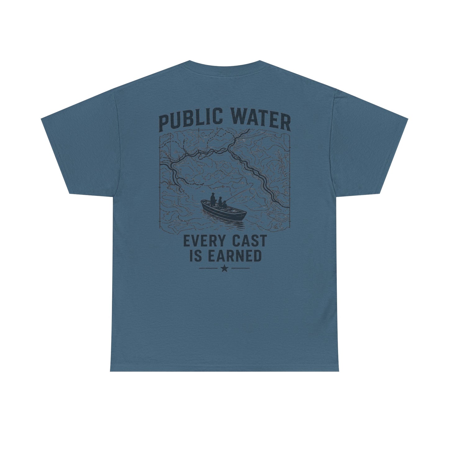 PSG- Public Water Every Cast Is Earned Tee