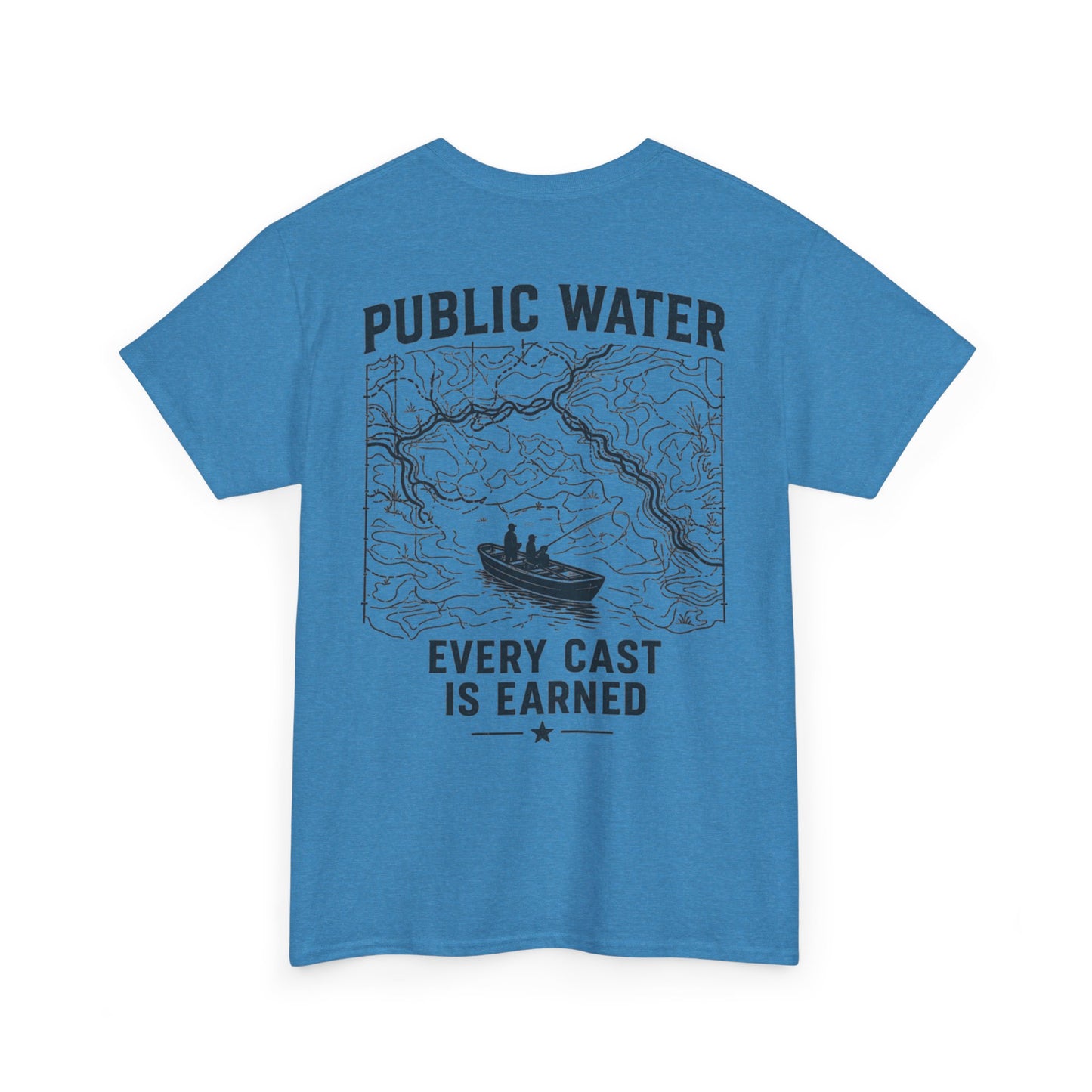 PSG- Public Water Every Cast Is Earned Tee